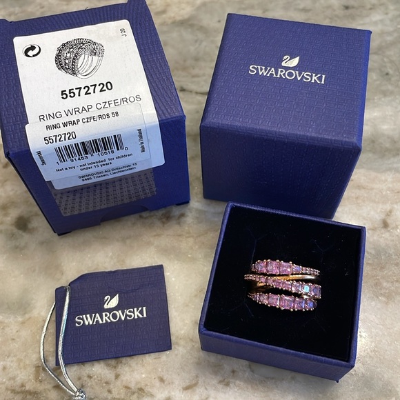 Swarovski Purple Wrap Ring - Picture 2 of 8